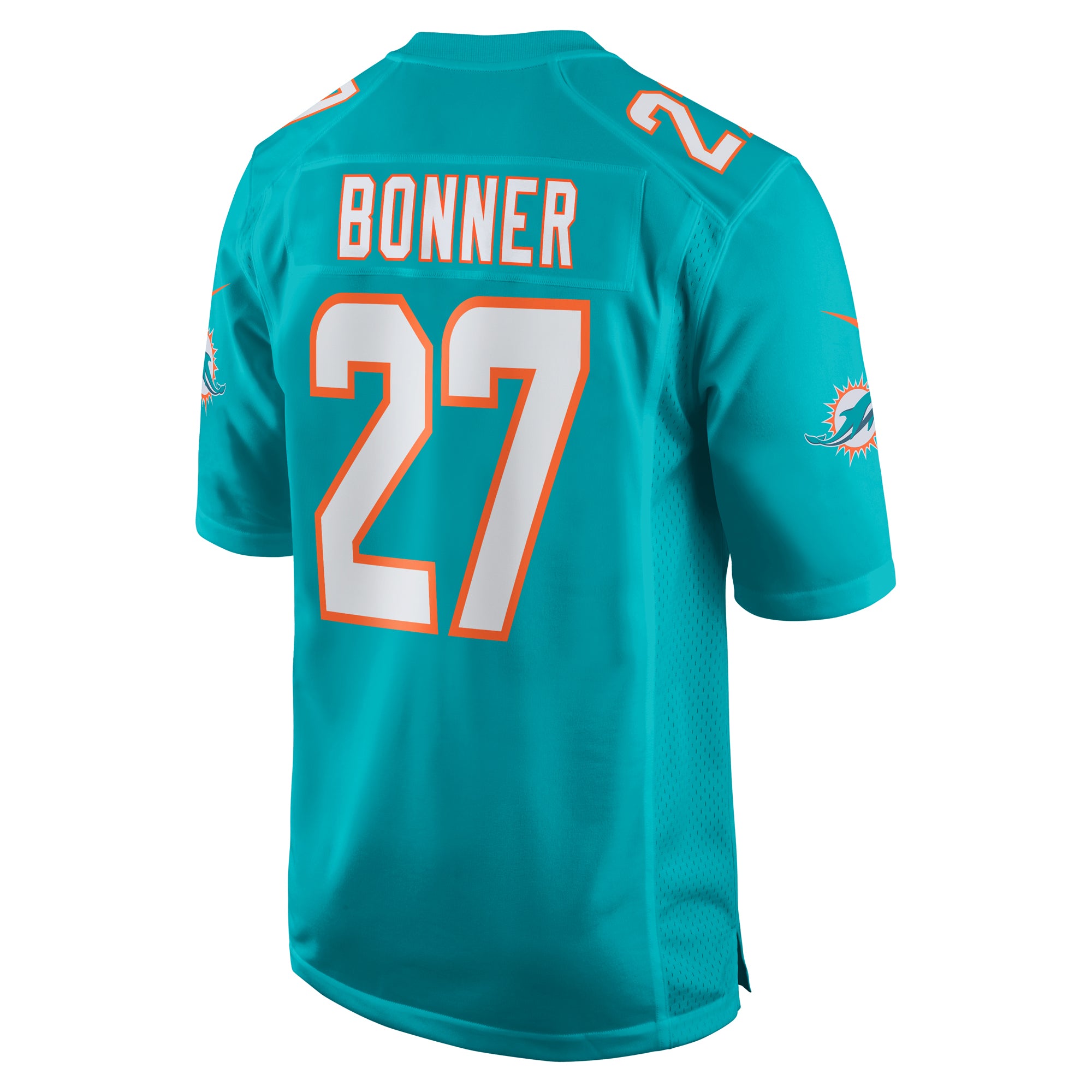 Ethan Bonner Miami Dolphins Nike  Game Jersey -  Aqua