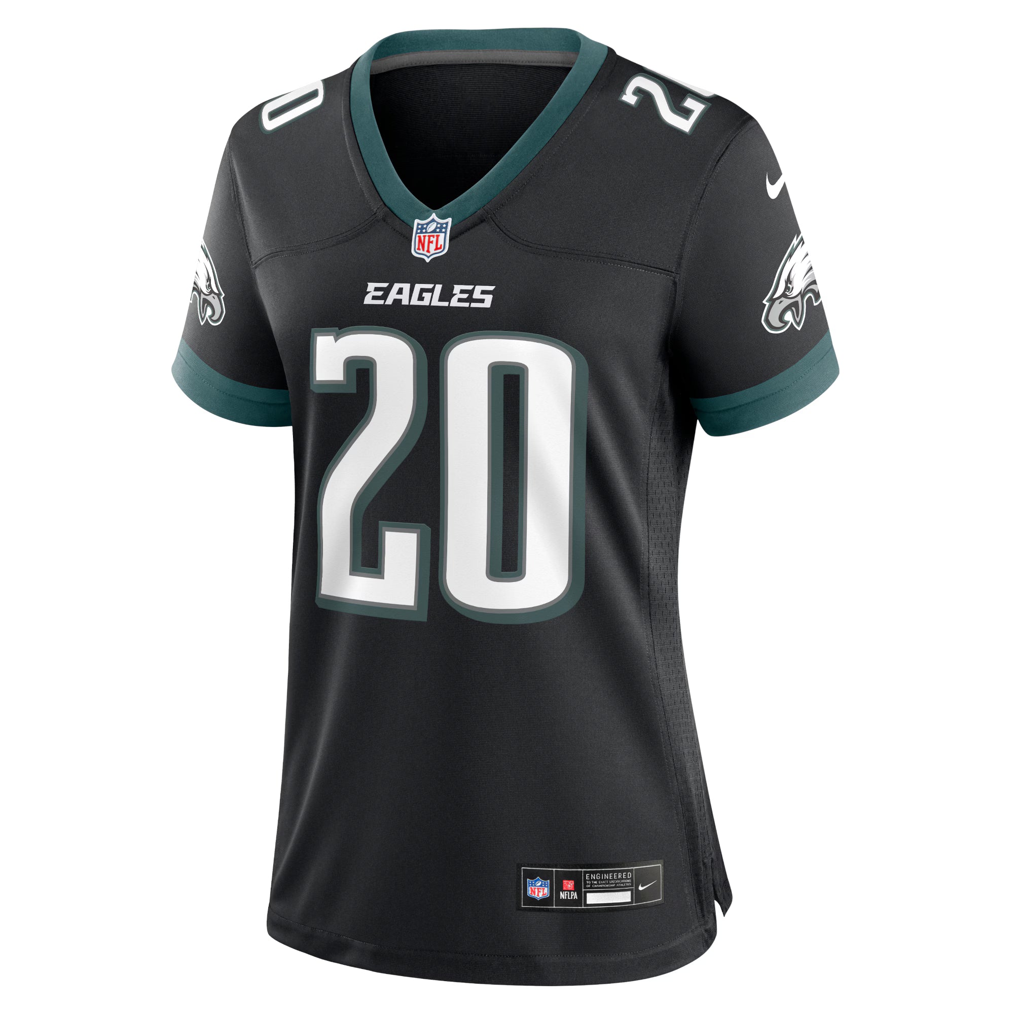 Brian Dawkins Philadelphia Eagles Nike Women's Alternate Game Jersey - Black