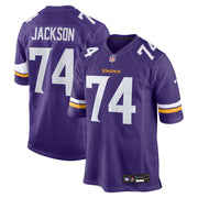 Donovan Jackson Minnesota Vikings Nike 2025 NFL Draft First Round Pick Game Jersey - Purple