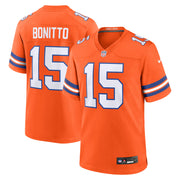 Nik Bonitto Denver Broncos Nike Alternate 2 Mile High Collection 1977 Throwback Game Jersey -  Orange