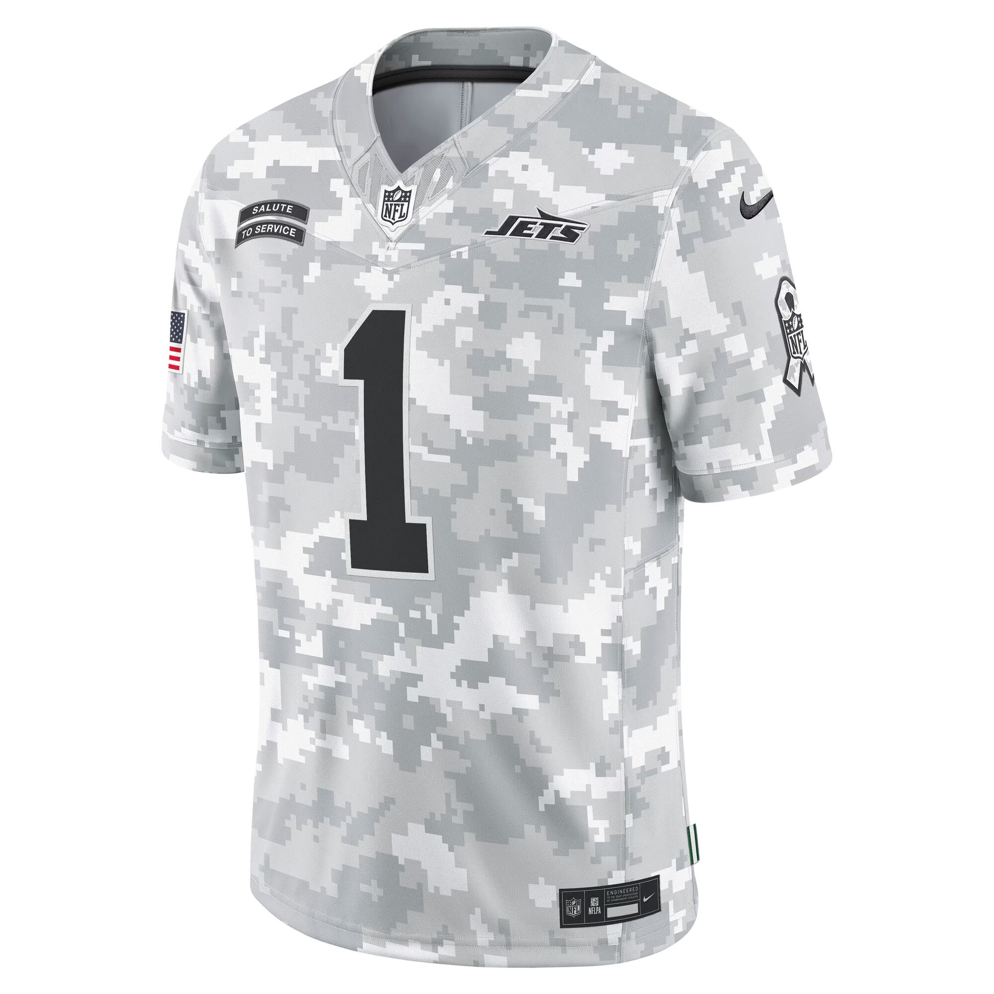 Sauce Gardner New York Jets Nike 2024 Salute to Service Limited Jersey - Arctic Camo