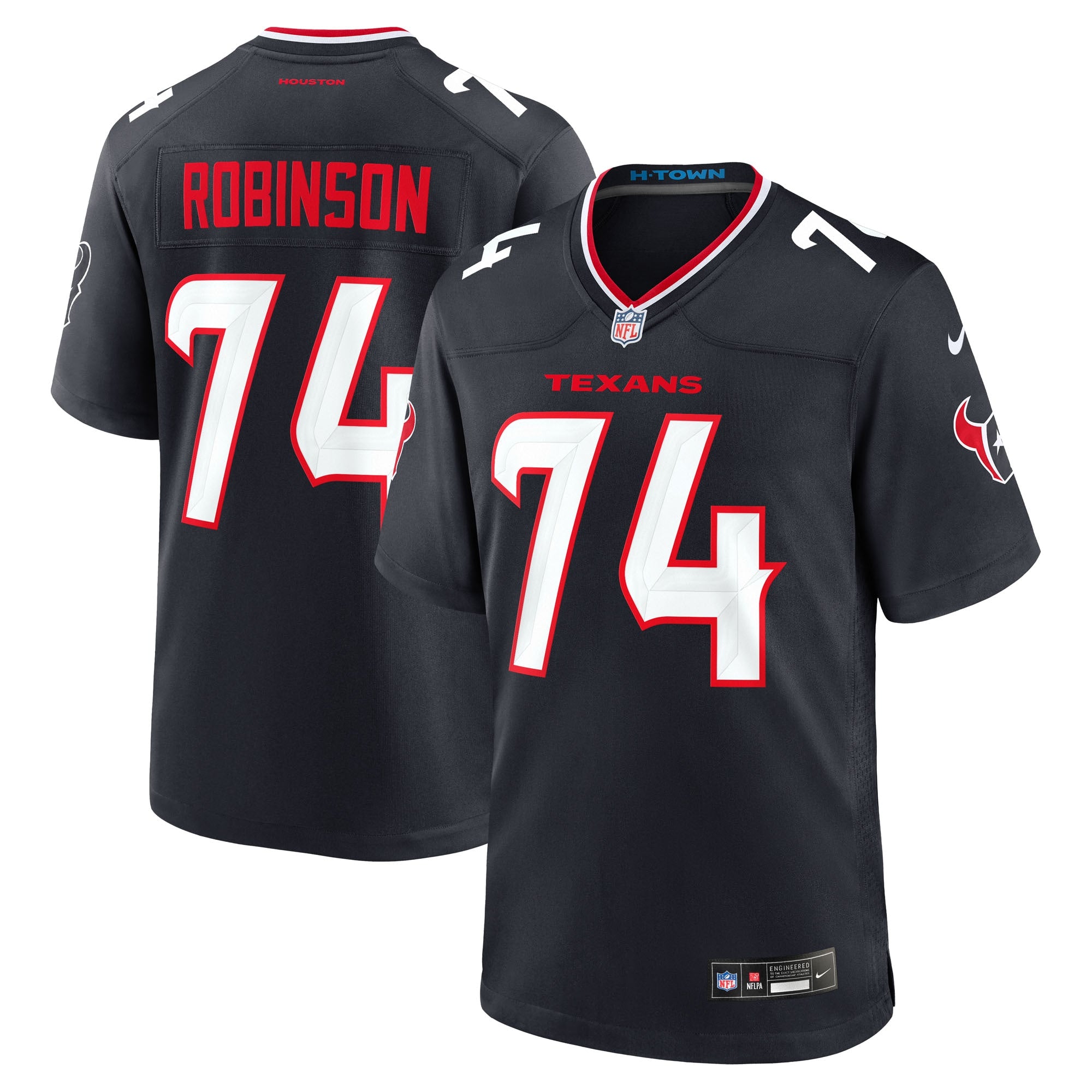 Cam Robinson Houston Texans Nike Team Game Jersey -  Navy