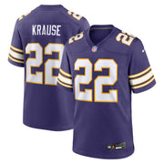 Paul Krause Minnesota Vikings Nike Retired Player Alternate Game Jersey - Purple