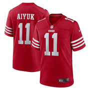 Brandon Aiyuk San Francisco 49ers Nike Game Player Jersey - Scarlet