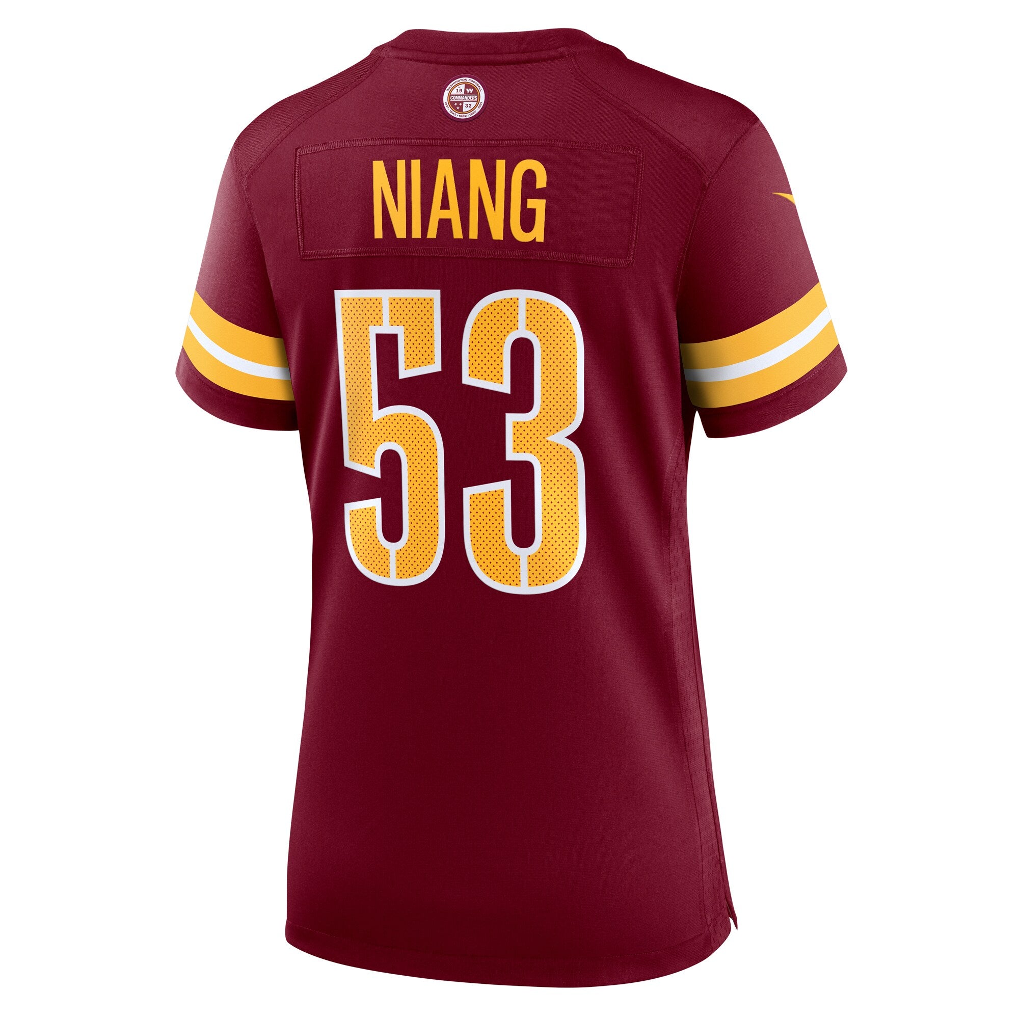 Lucas Niang Washington Commanders Nike Women's Team Game Jersey -  Burgundy