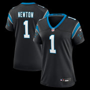 Cam Newton Carolina Panthers Nike Women's Team Retired Game Jersey -  Black