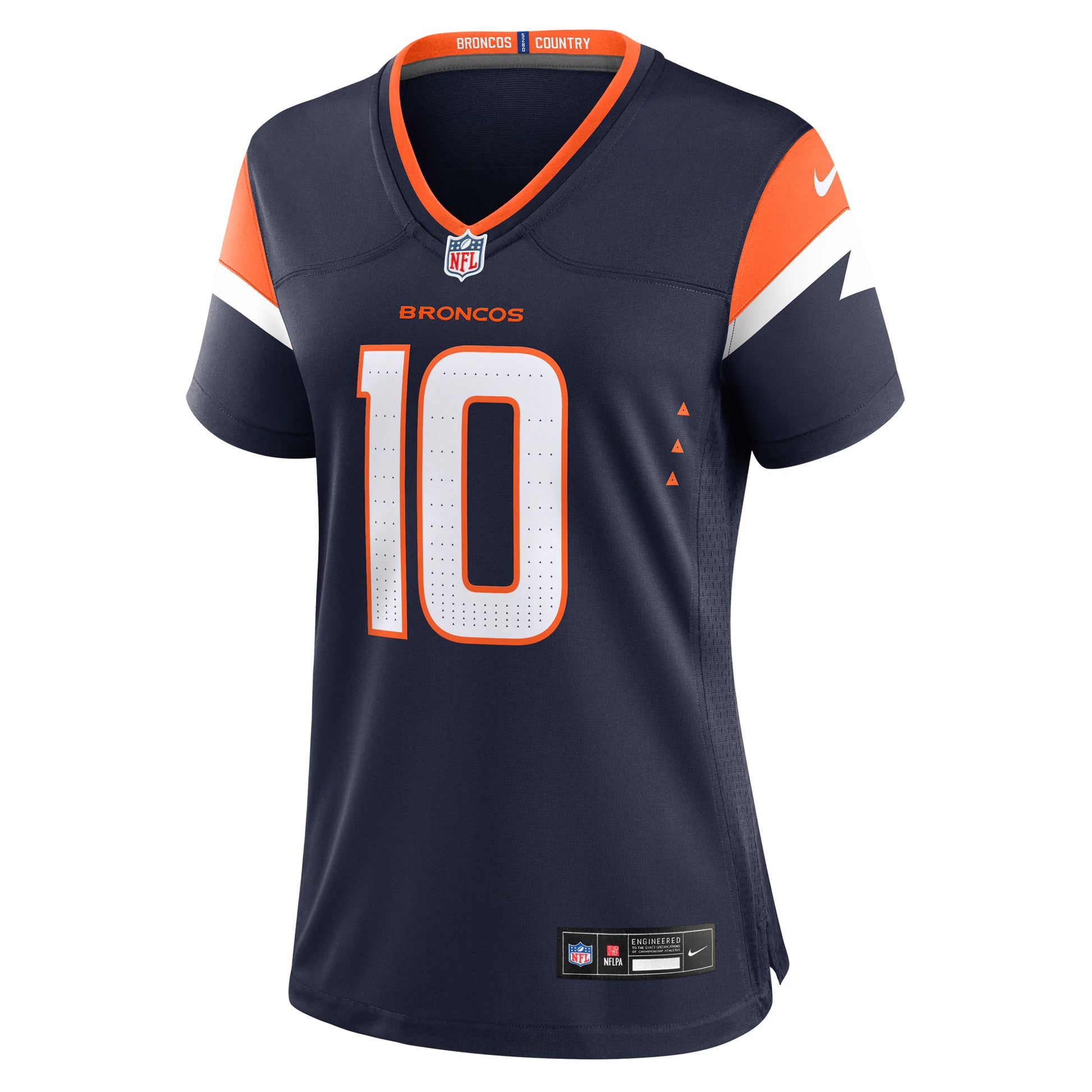 Bo Nix Denver Broncos Nike Women's Alternate Game Jersey -  Navy