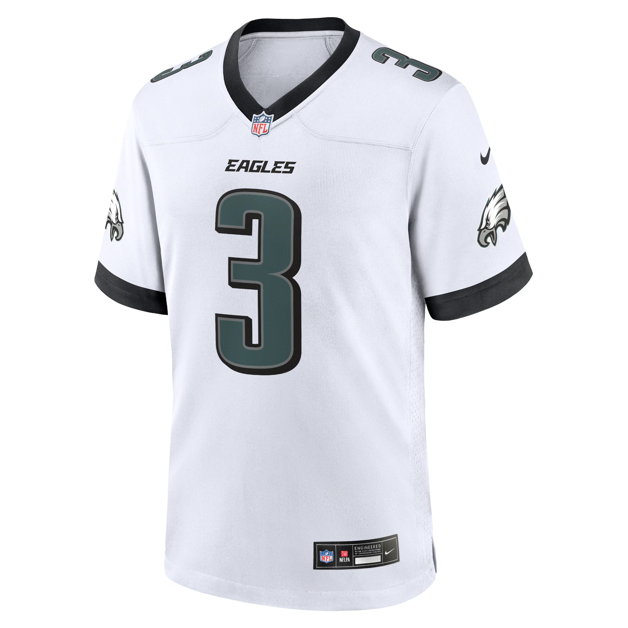 Nolan Smith Philadelphia Eagles Nike White Game Jersey - White