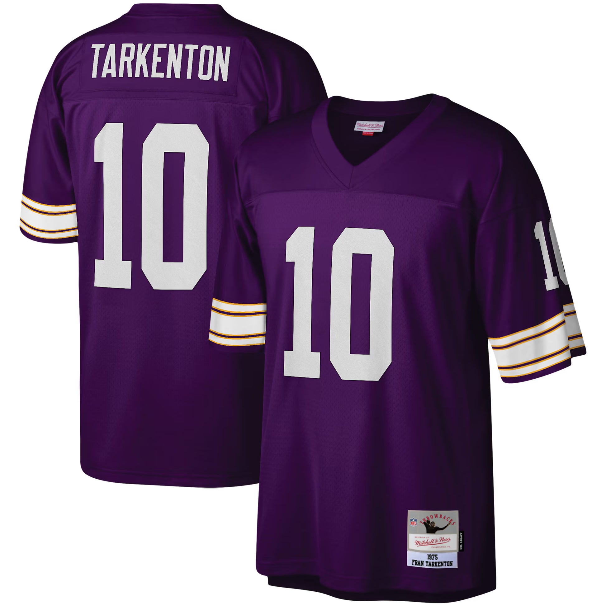 Fran Tarkenton Minnesota Vikings Mitchell &amp; Ness Legacy Replica Jersey - Purple