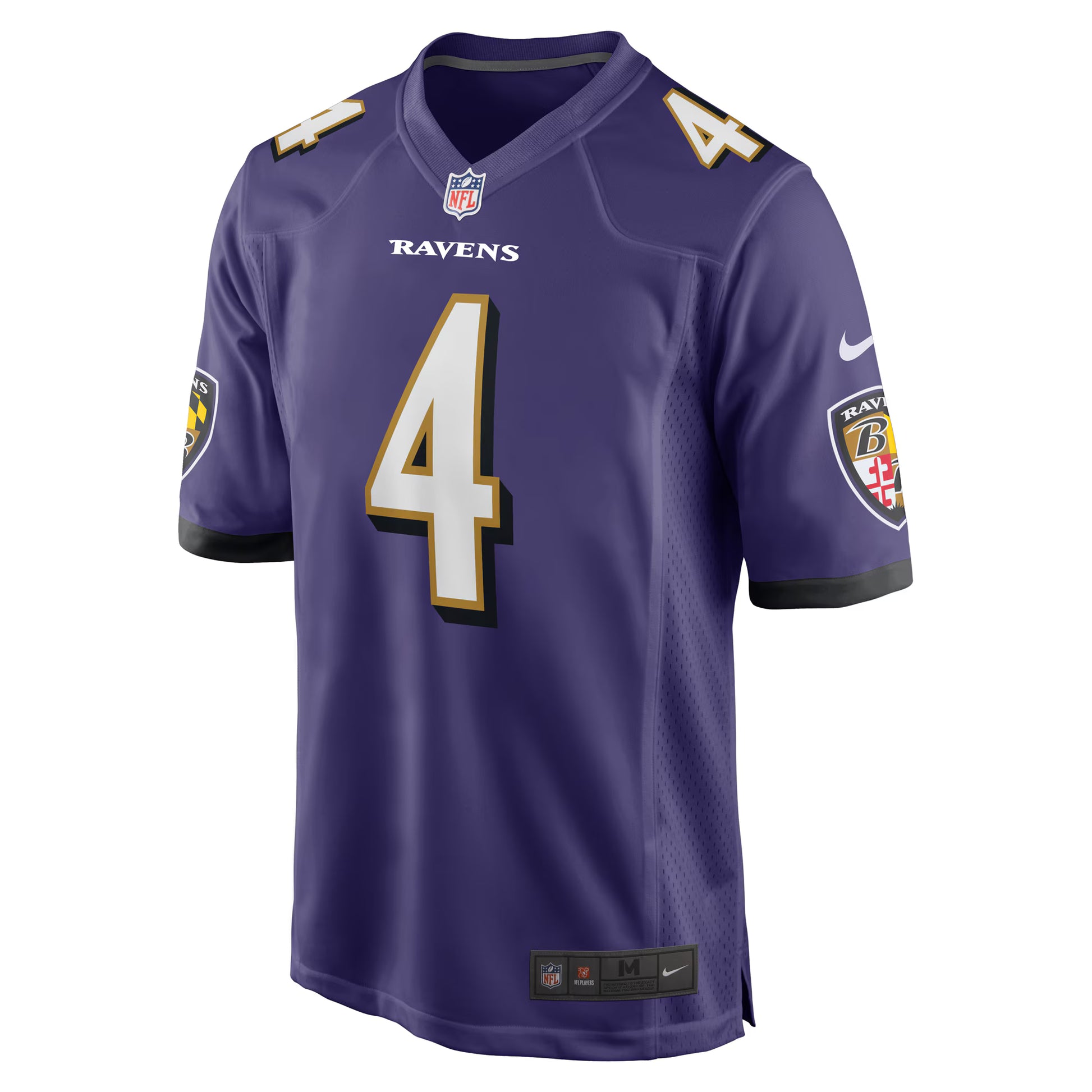 Zay Flowers Baltimore Ravens Nike  Game Jersey - Purple