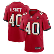 Mike Alstott Tampa Bay Buccaneers Nike 50th Season Team Game Jersey - Red