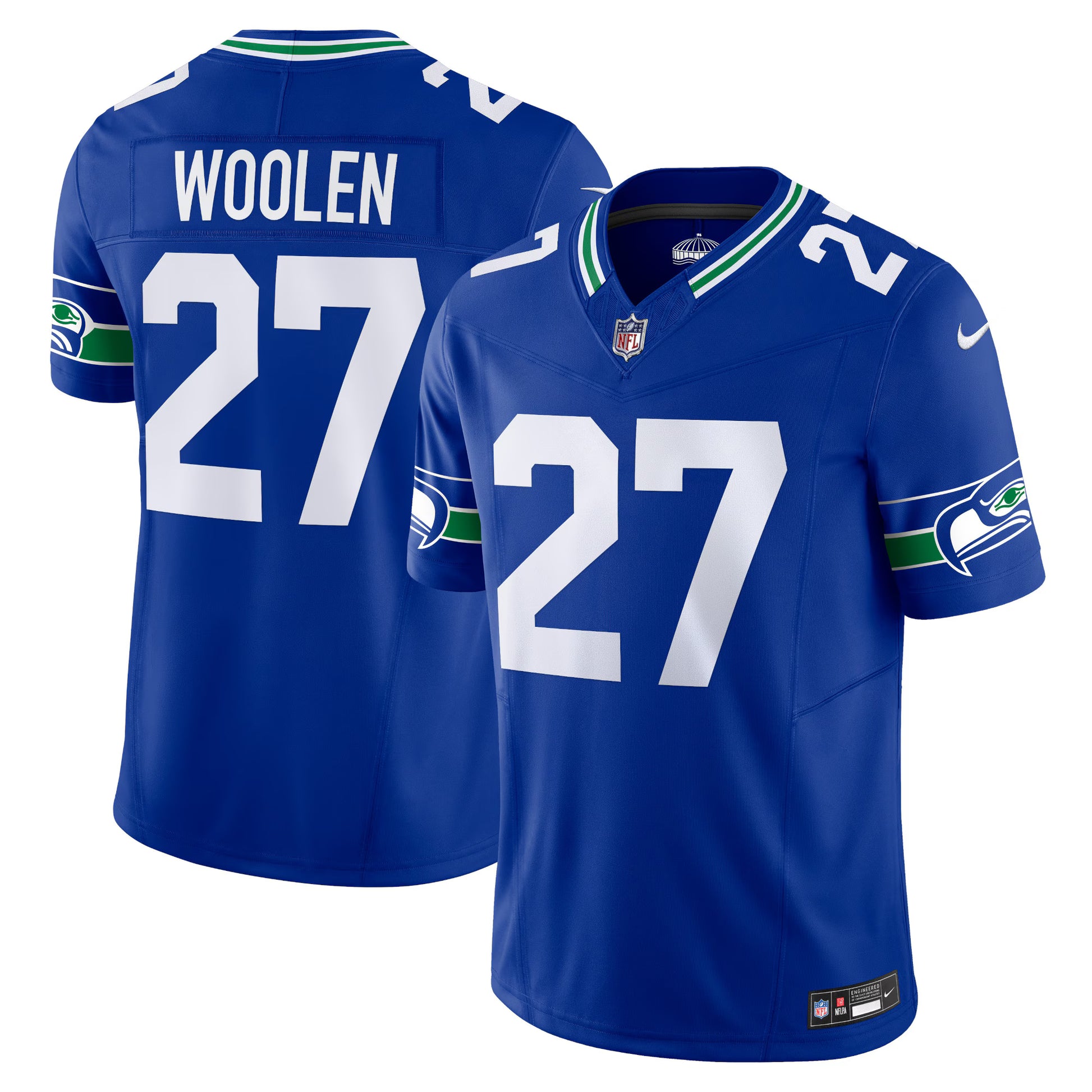 Tariq Woolen Seattle Seahawks Nike Alternate Vapor F.U.S.E. Limited Jersey - Royal