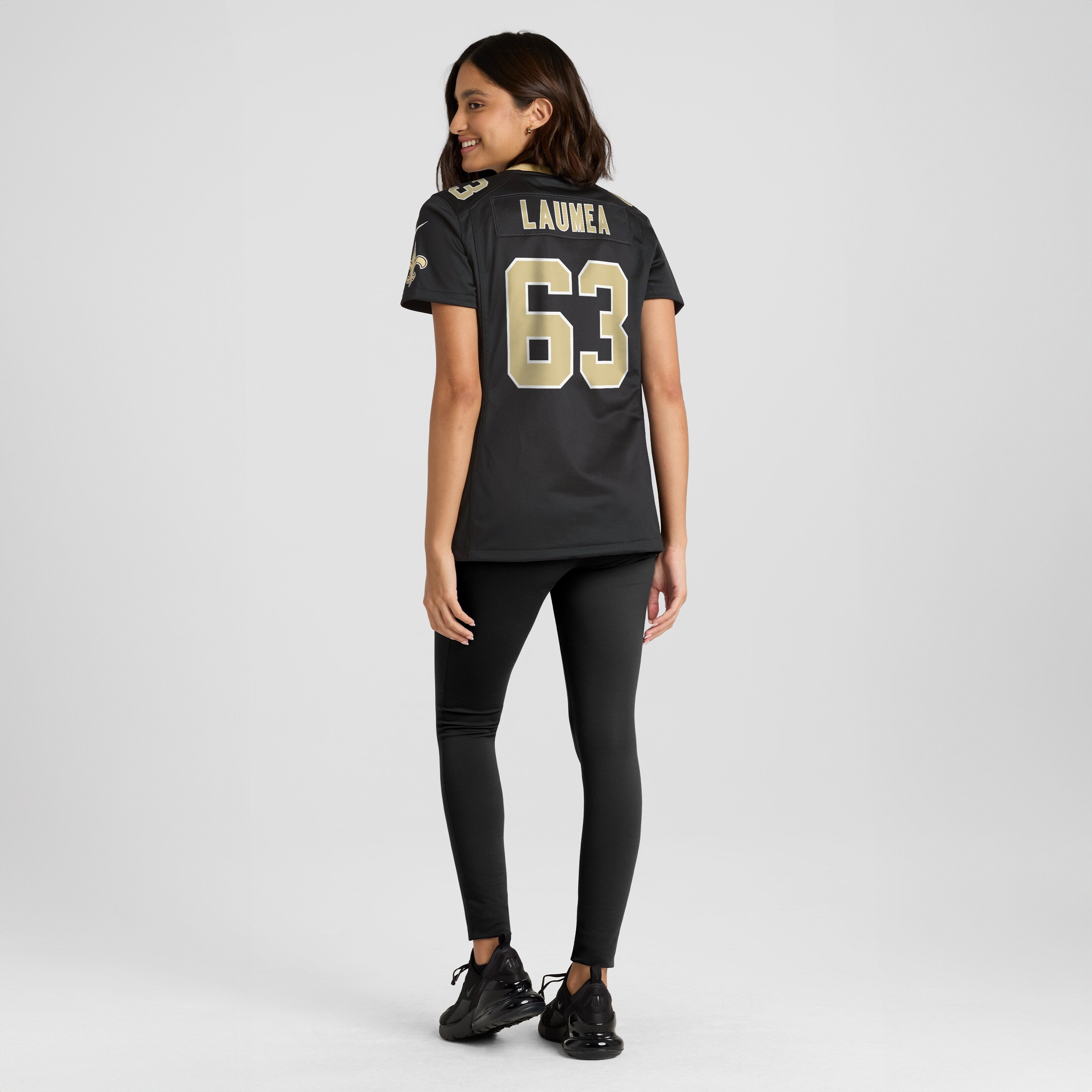 Sataoa Laumea New Orleans Saints Nike Women's Team Game Jersey -  Black