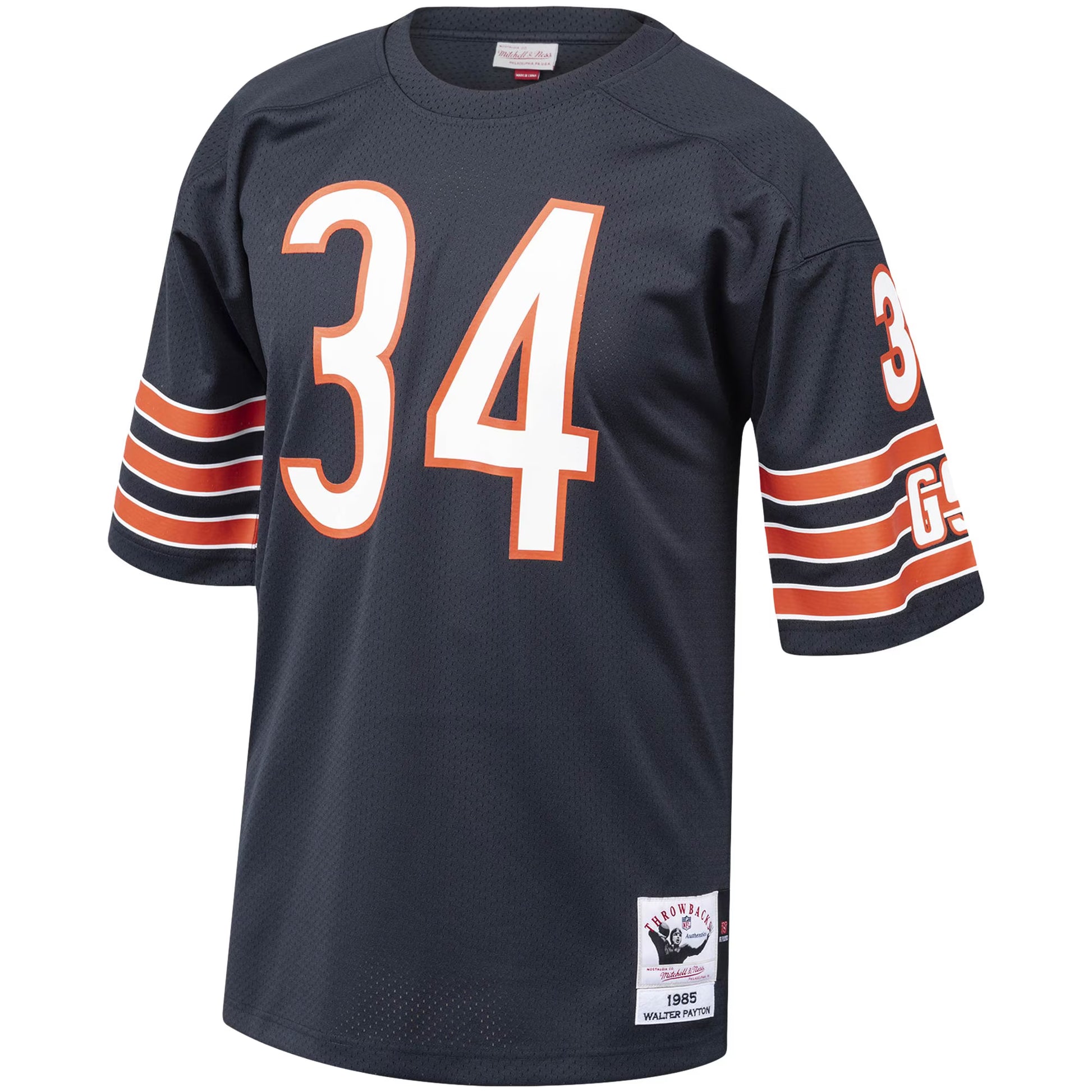 Walter Payton Chicago Bears 1985 Mitchell &amp; Ness Authentic Throwback Retired Player Jersey - Navy