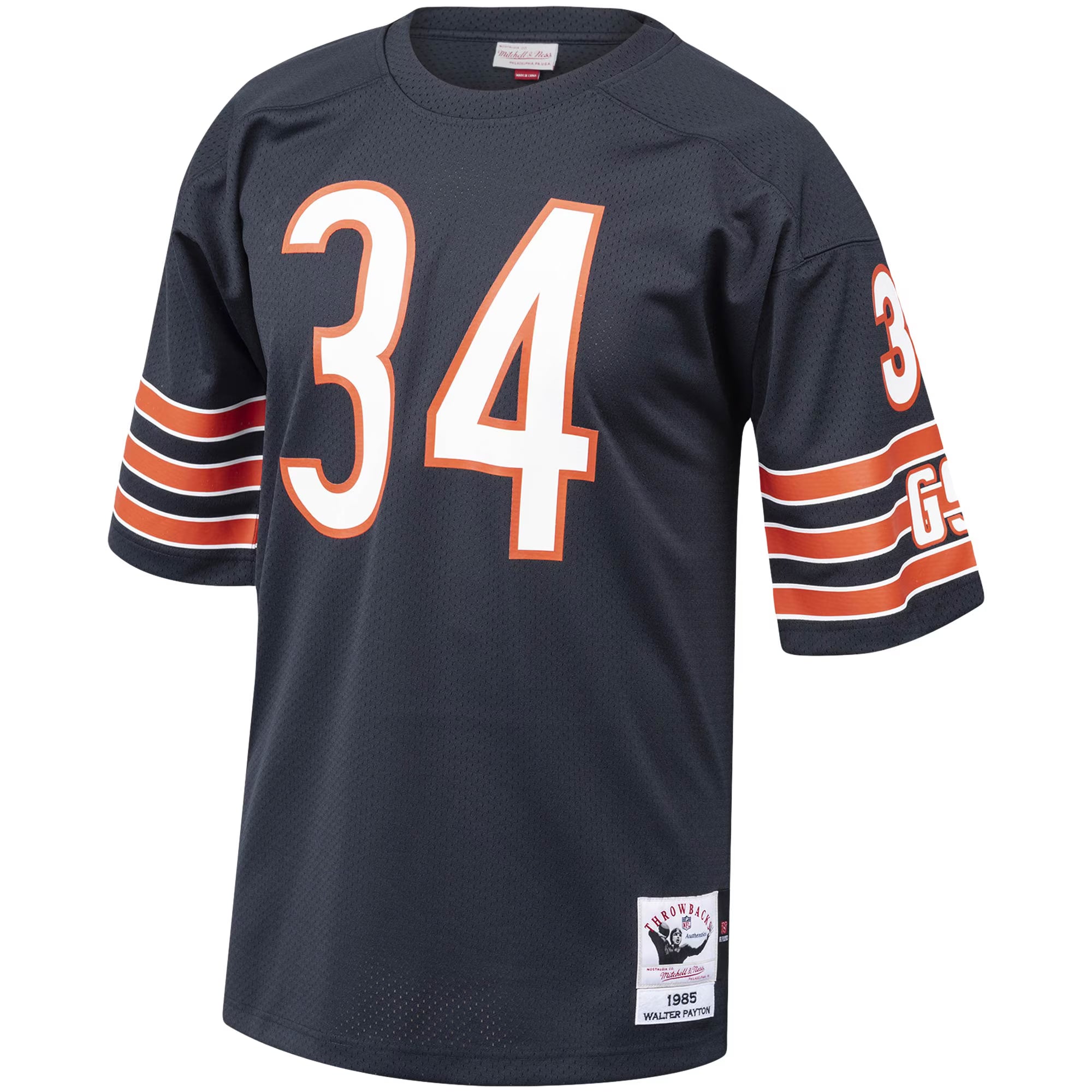 Walter Payton Chicago Bears 1985 Mitchell &amp; Ness Authentic Throwback Retired Player Jersey - Navy