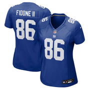 Thomas Fidone II New York Giants Nike Women's Team Game Jersey -  Royal