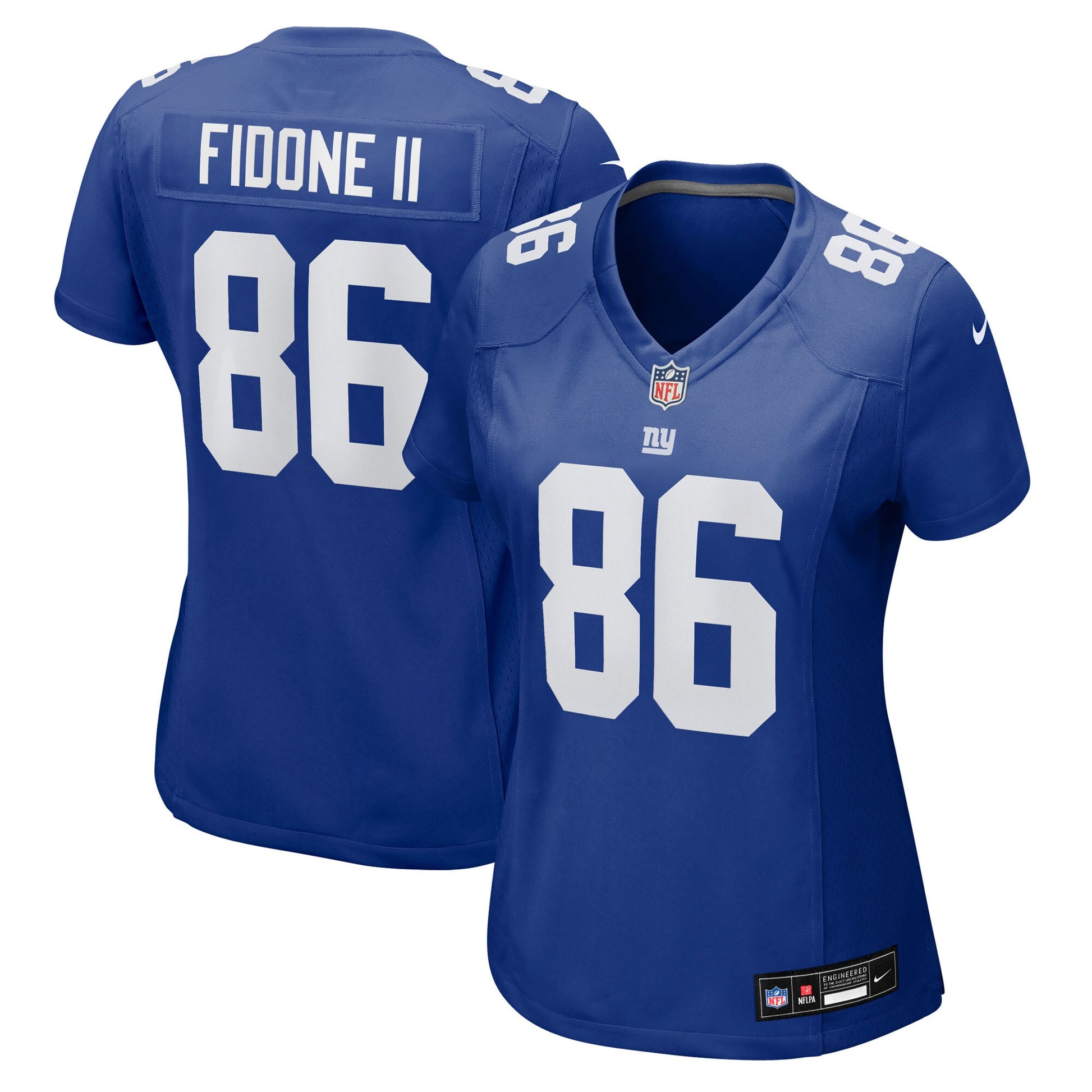 Thomas Fidone II New York Giants Nike Women's Team Game Jersey -  Royal