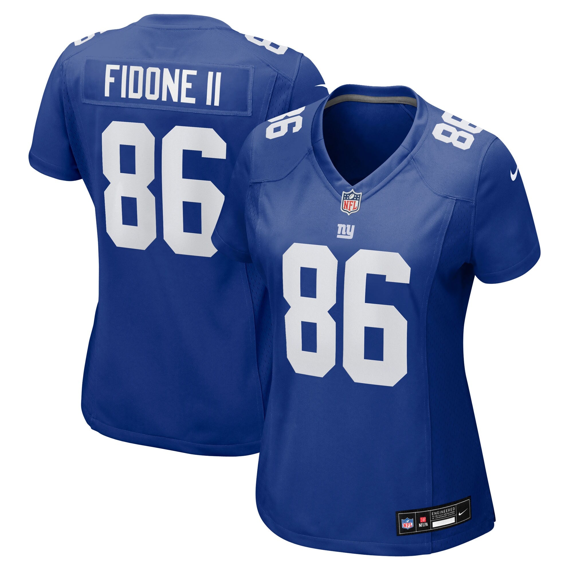 Thomas Fidone II New York Giants Nike Women's Team Game Jersey -  Royal