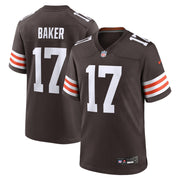Jerome Baker Cleveland Browns Nike Team Game Jersey -  Brown
