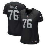 Caleb Rogers Las Vegas Raiders Nike Women's Team Game Jersey -  Black