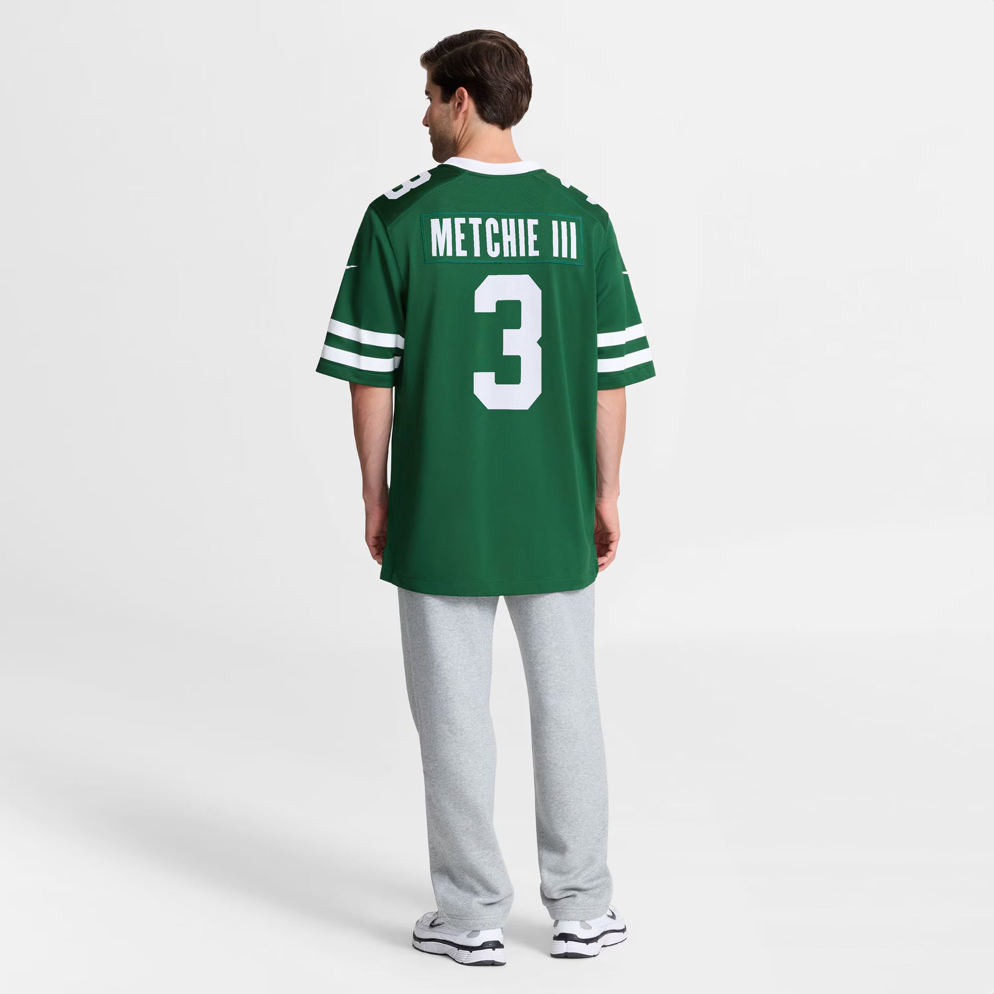 John Metchie III New York Jets Nike Team Game Jersey - Legacy Green