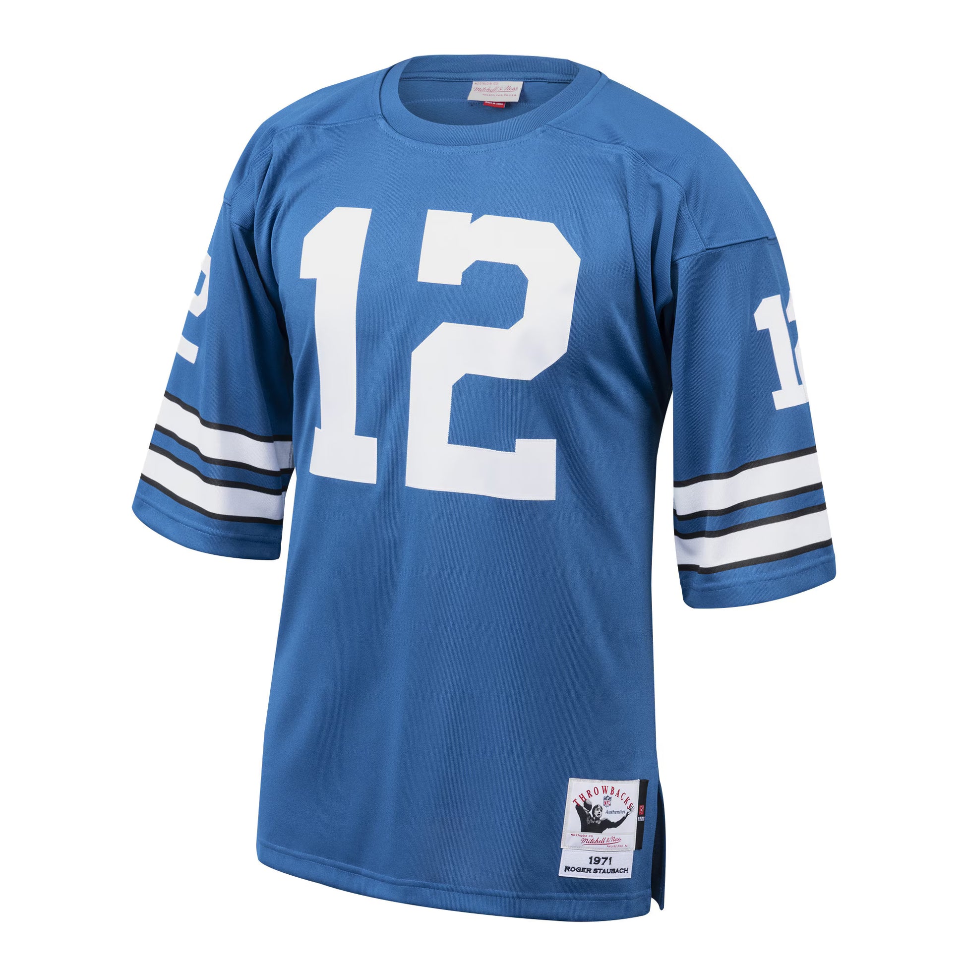 Roger Staubach Dallas Cowboys 1971 Mitchell &amp; Ness Authentic Throwback Retired Player Jersey - Royal