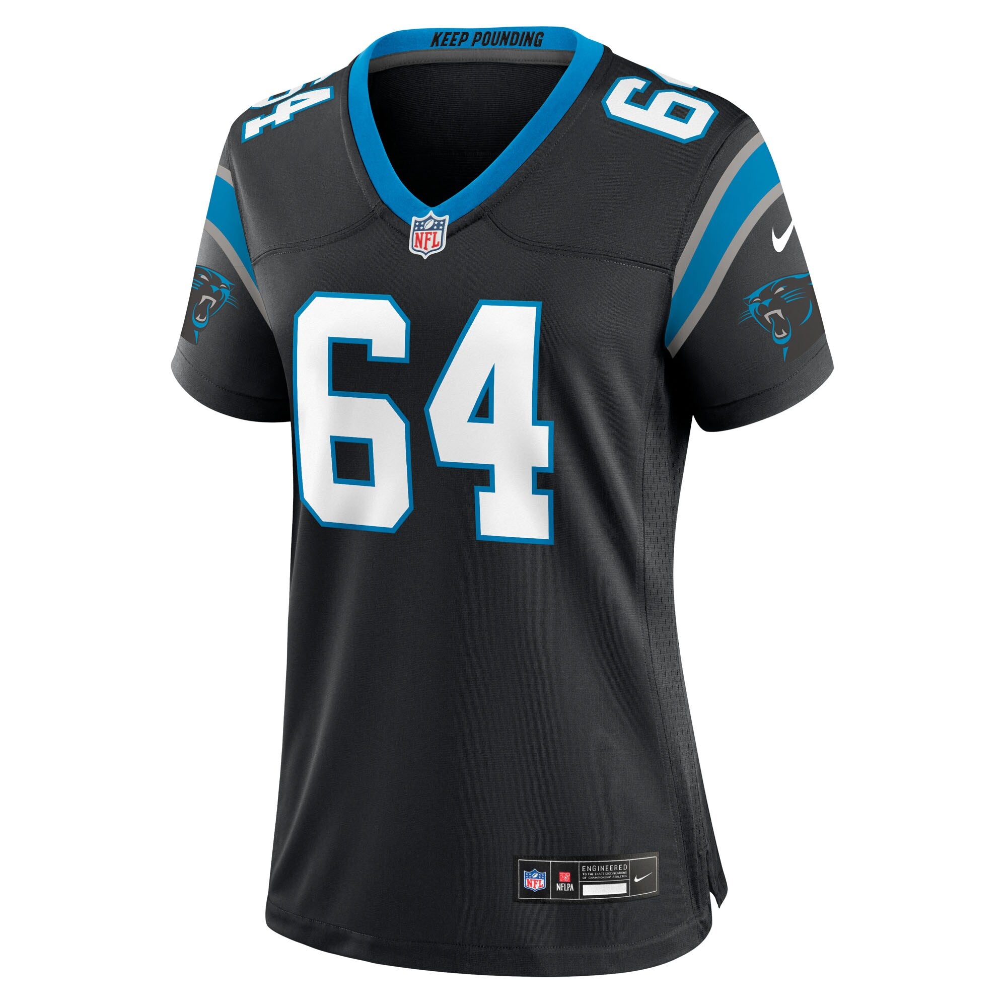 Cade Mays Carolina Panthers Nike Women's Team Game Jersey -  Black