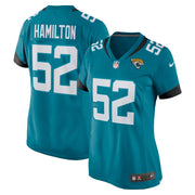 DaVon Hamilton Jacksonville Jaguars Nike Women's Game Jersey - Teal