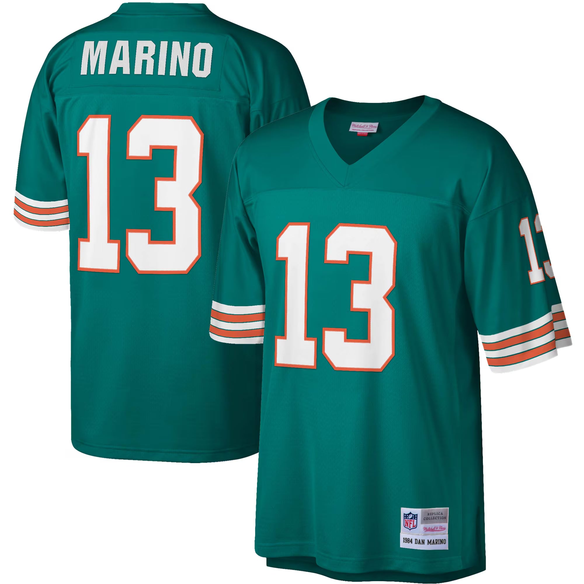 Dan Marino Miami Dolphins Mitchell &amp; Ness Legacy Replica Jersey - Aqua