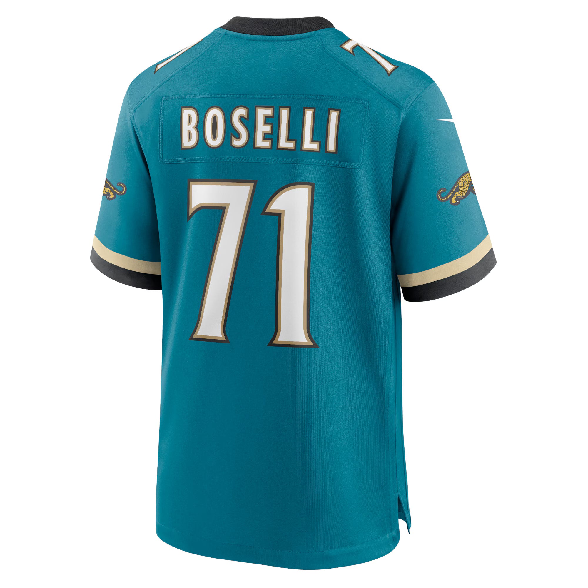 Tony Boselli Jacksonville Jaguars Nike Prowler Throwback Retired Player Game Jersey - Teal