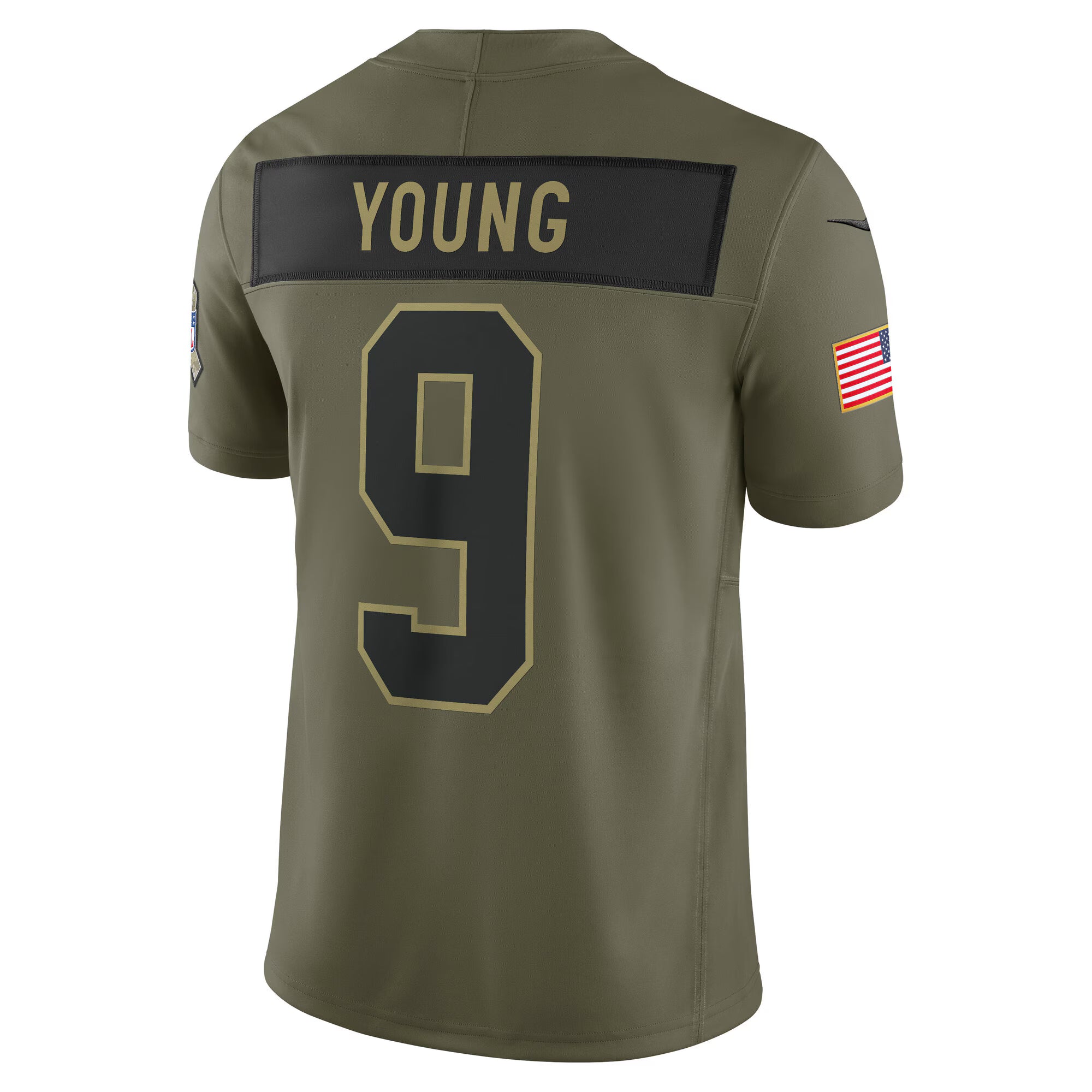 Bryce Young Carolina Panthers Nike 2025 Salute to Service Limited Jersey - Olive