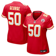 Brandon George Kansas City Chiefs Nike Women's Team Game Jersey -  Red