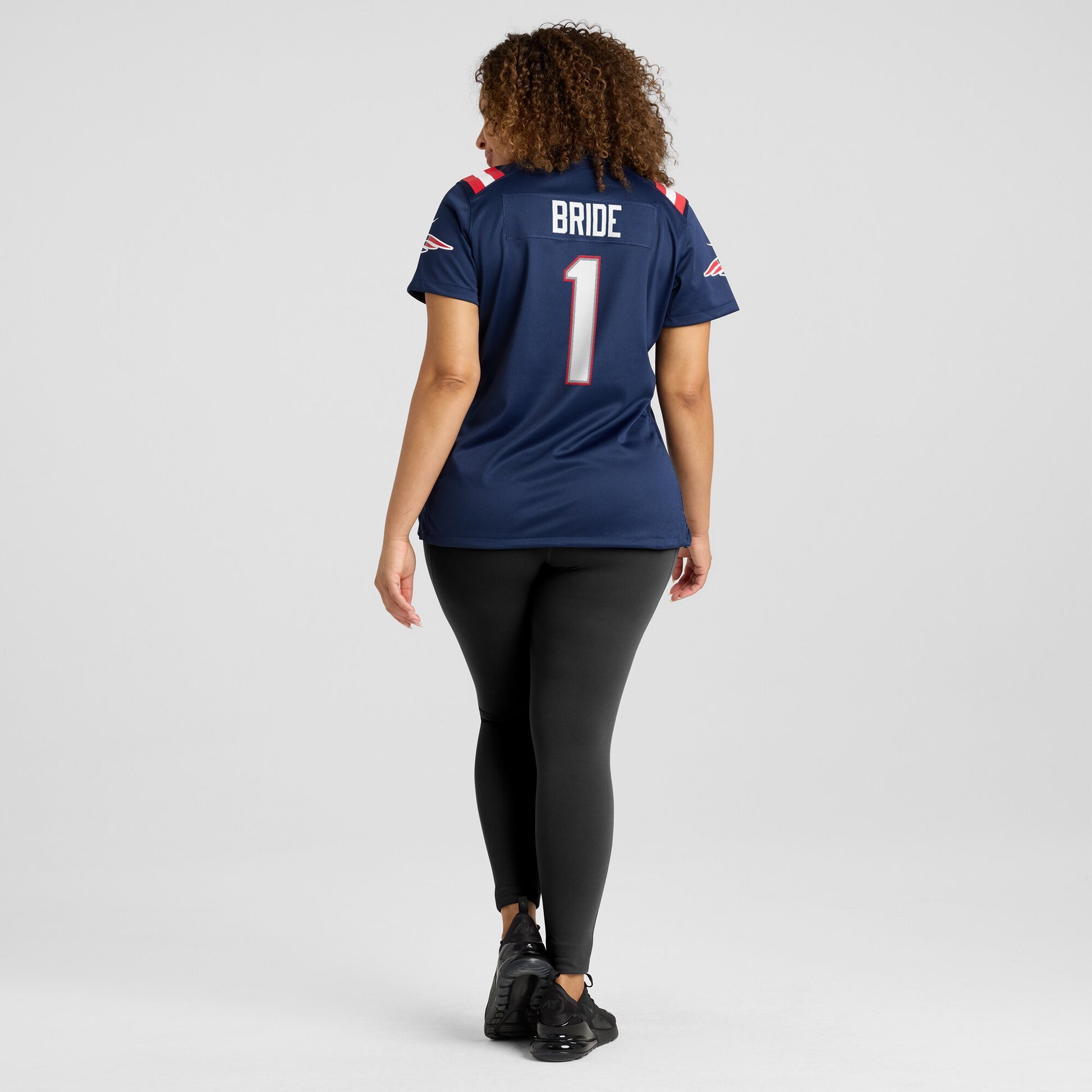Number 1 Bride New England Patriots Nike Women's Game Jersey - Navy