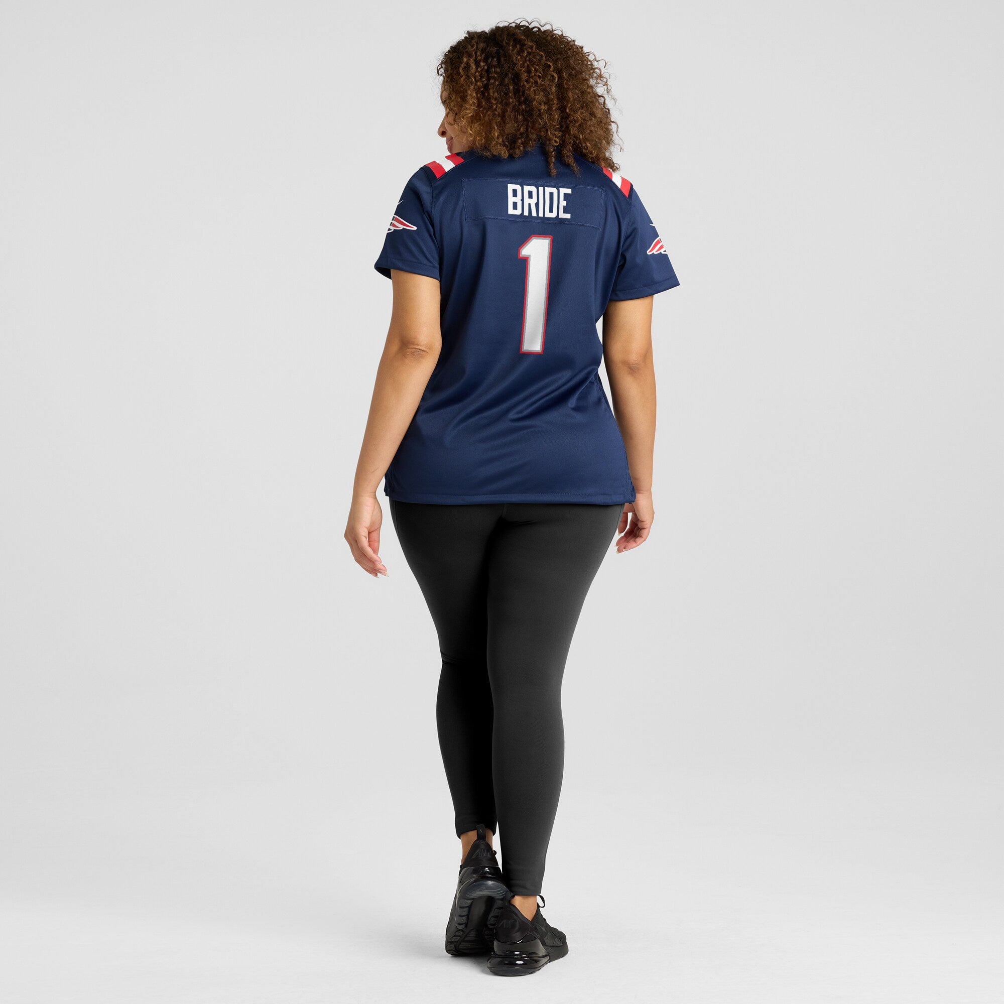 Number 1 Bride New England Patriots Nike Women's Game Jersey - Navy