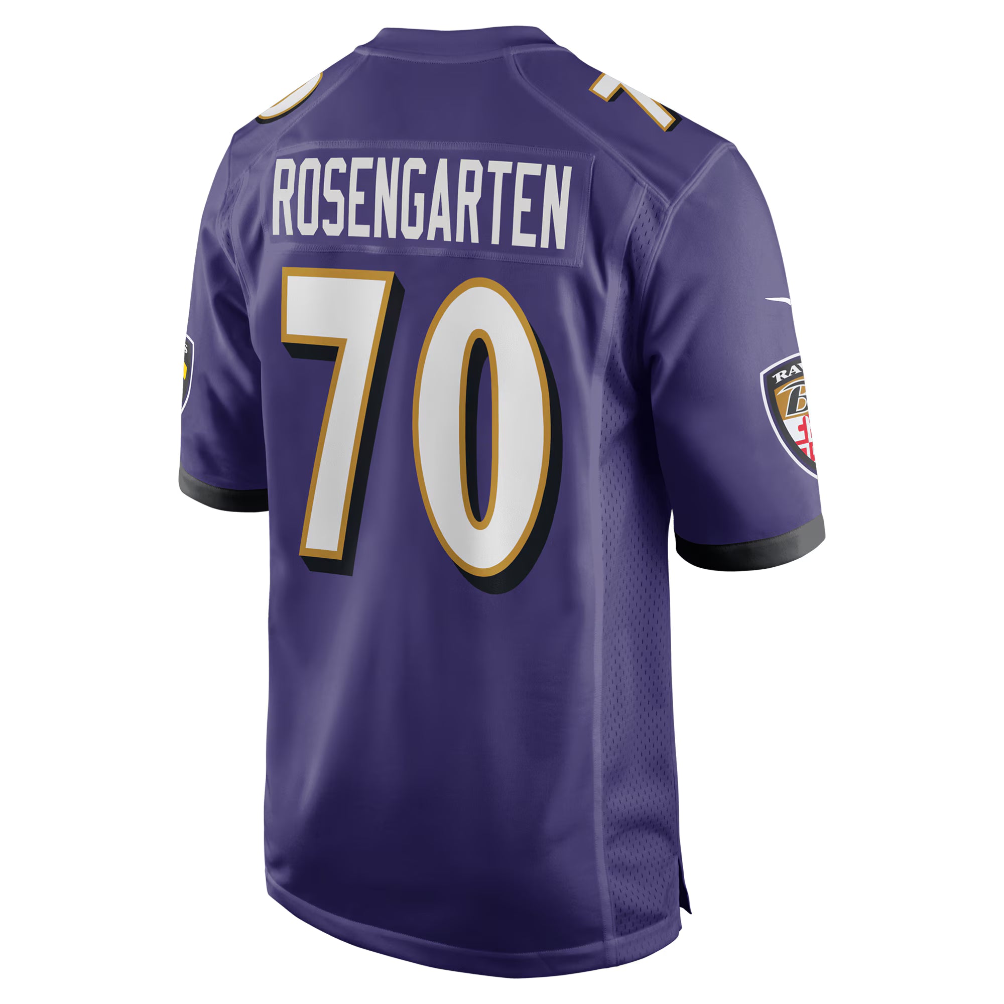 Roger Rosengarten Baltimore Ravens Nike Team Game Jersey -  Purple