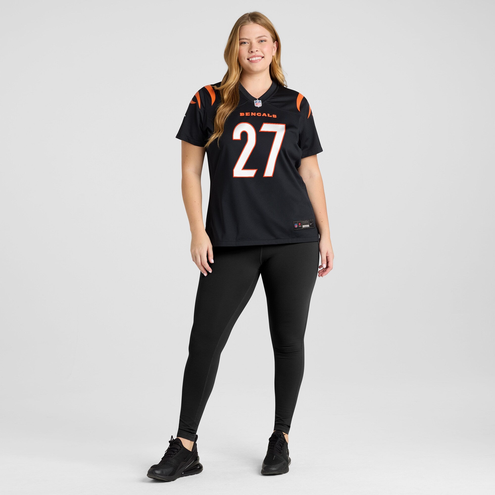 Jordan Battle Cincinnati Bengals Nike Women's Team Game Jersey -  Black