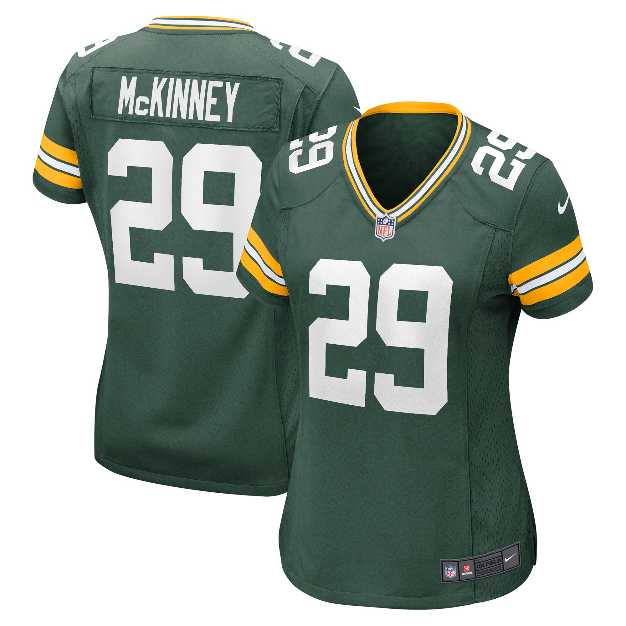 Xavier McKinney Green Bay Packers Nike Women's Team Game Jersey -  Green