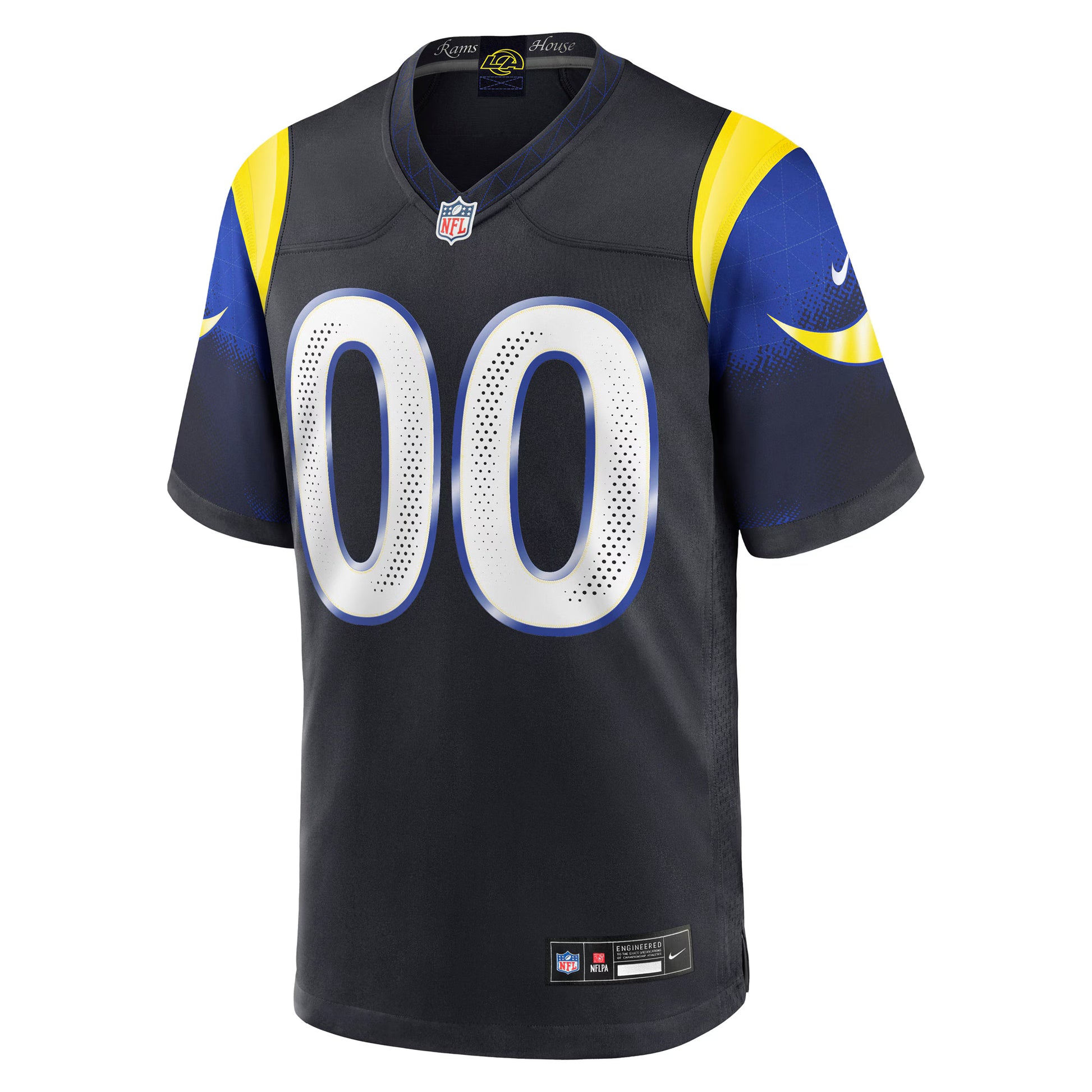 Los Angeles Rams Nike 2025 Rivalries Collection Custom Game Jersey - Midnight Blue