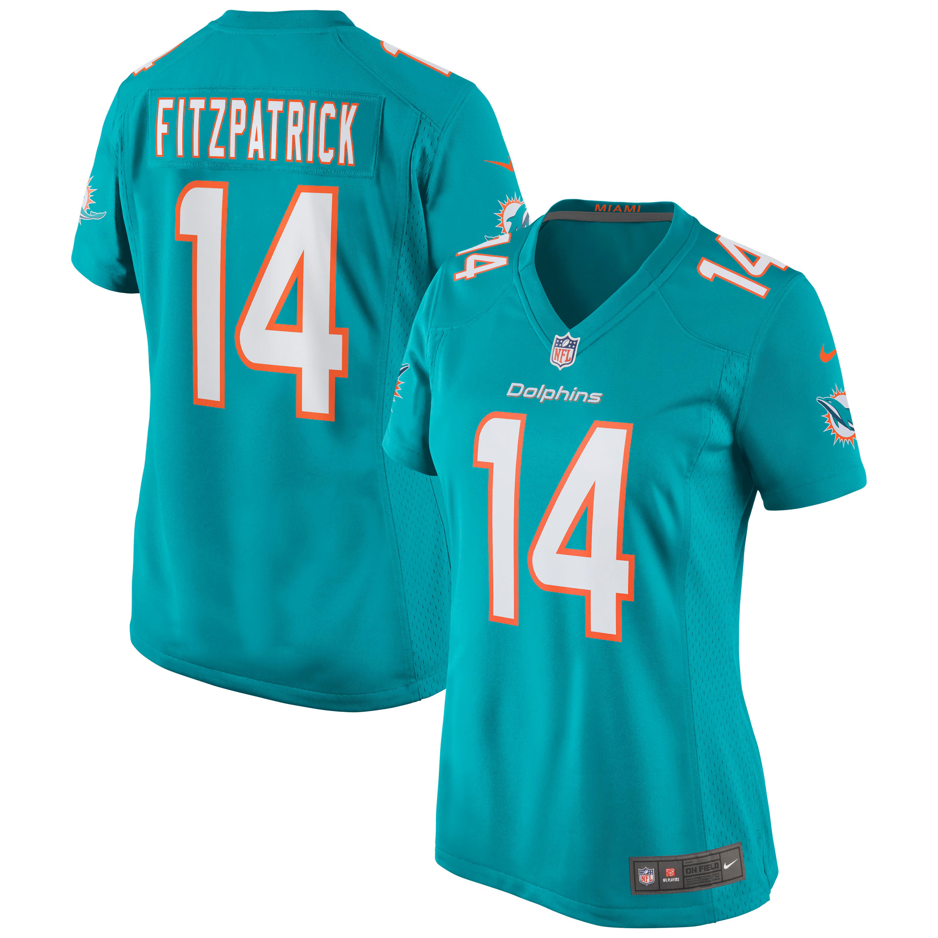 Ryan Fitzpatrick Miami Dolphins Nike Women's Game Jersey - Aqua