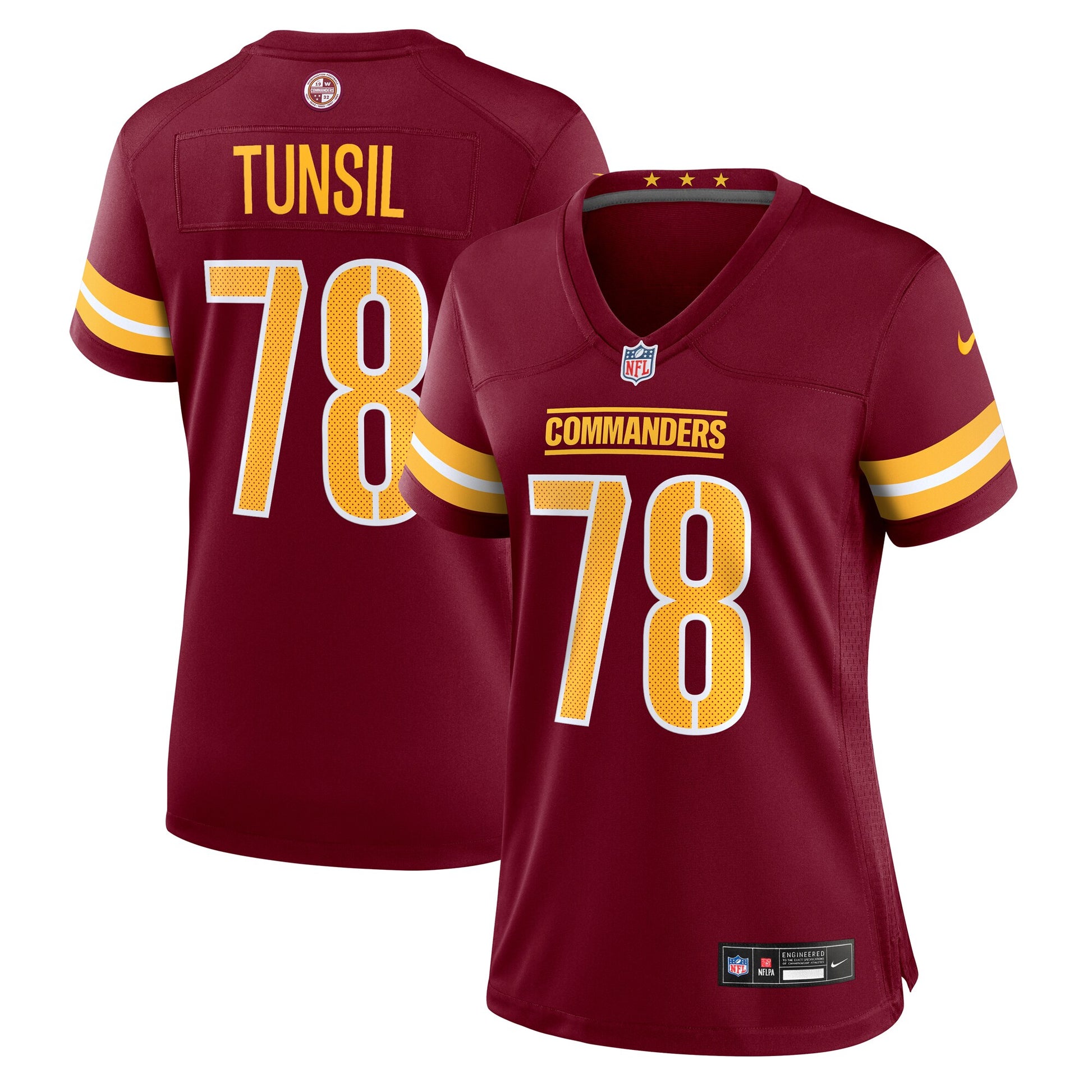 Laremy Tunsil Washington Commanders Nike Women's Team Game Jersey -  Burgundy