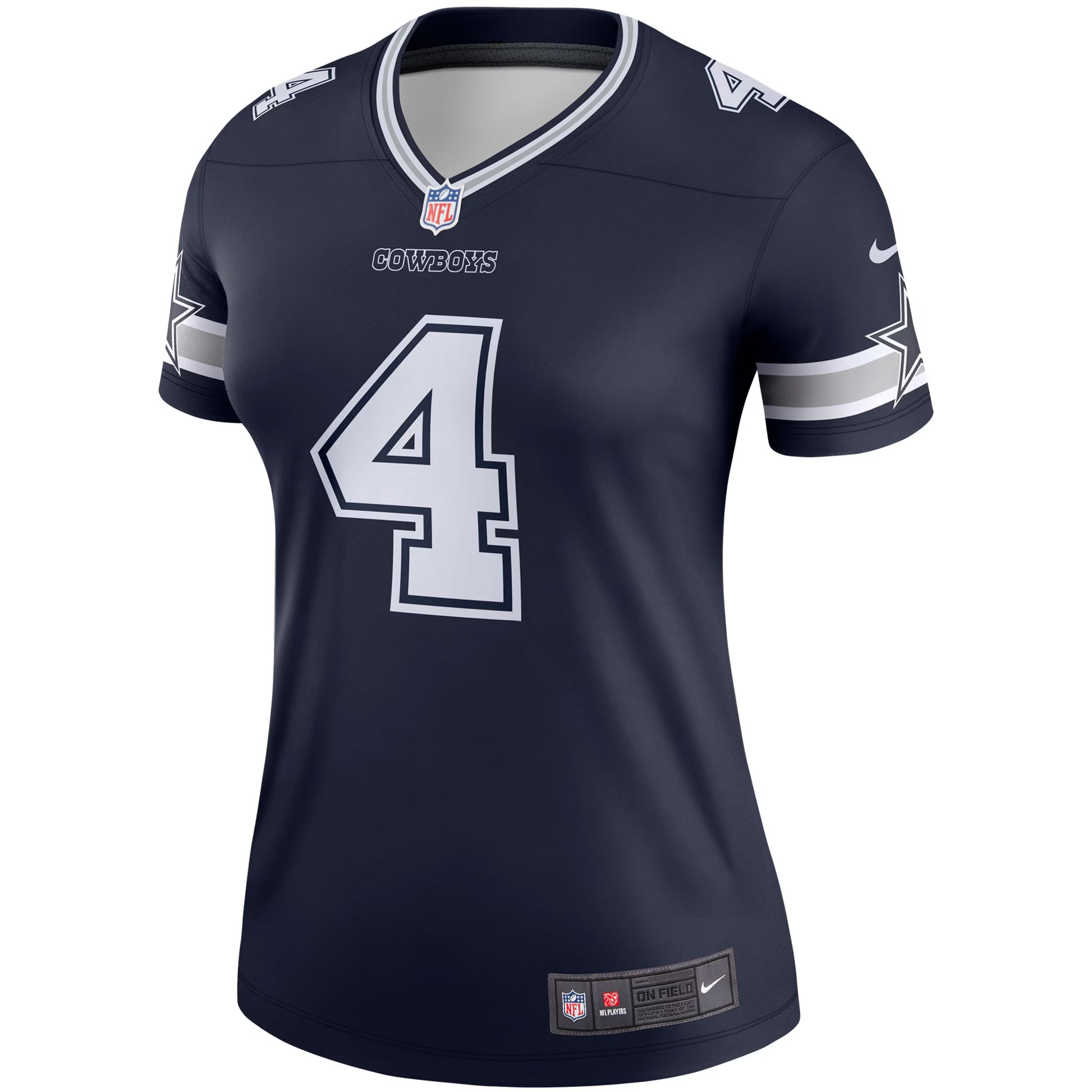 Dak Prescott Dallas Cowboys Nike Women's Legend Player Performance Top -  Navy