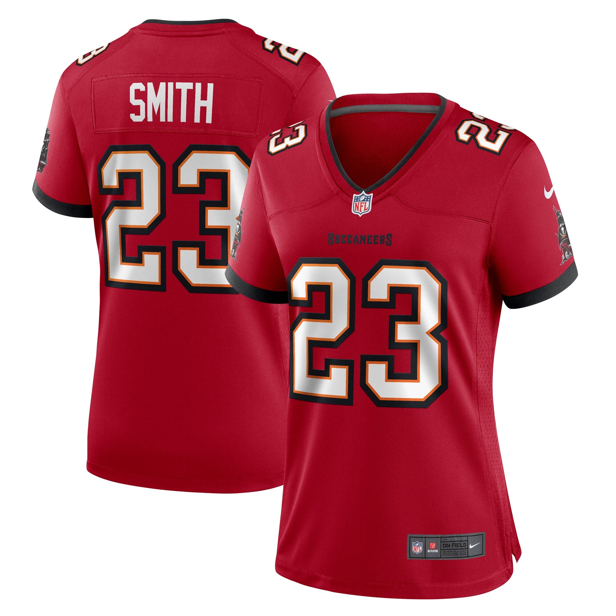 Tykee Smith Tampa Bay Buccaneers Nike Women's Team Game Jersey -  Red