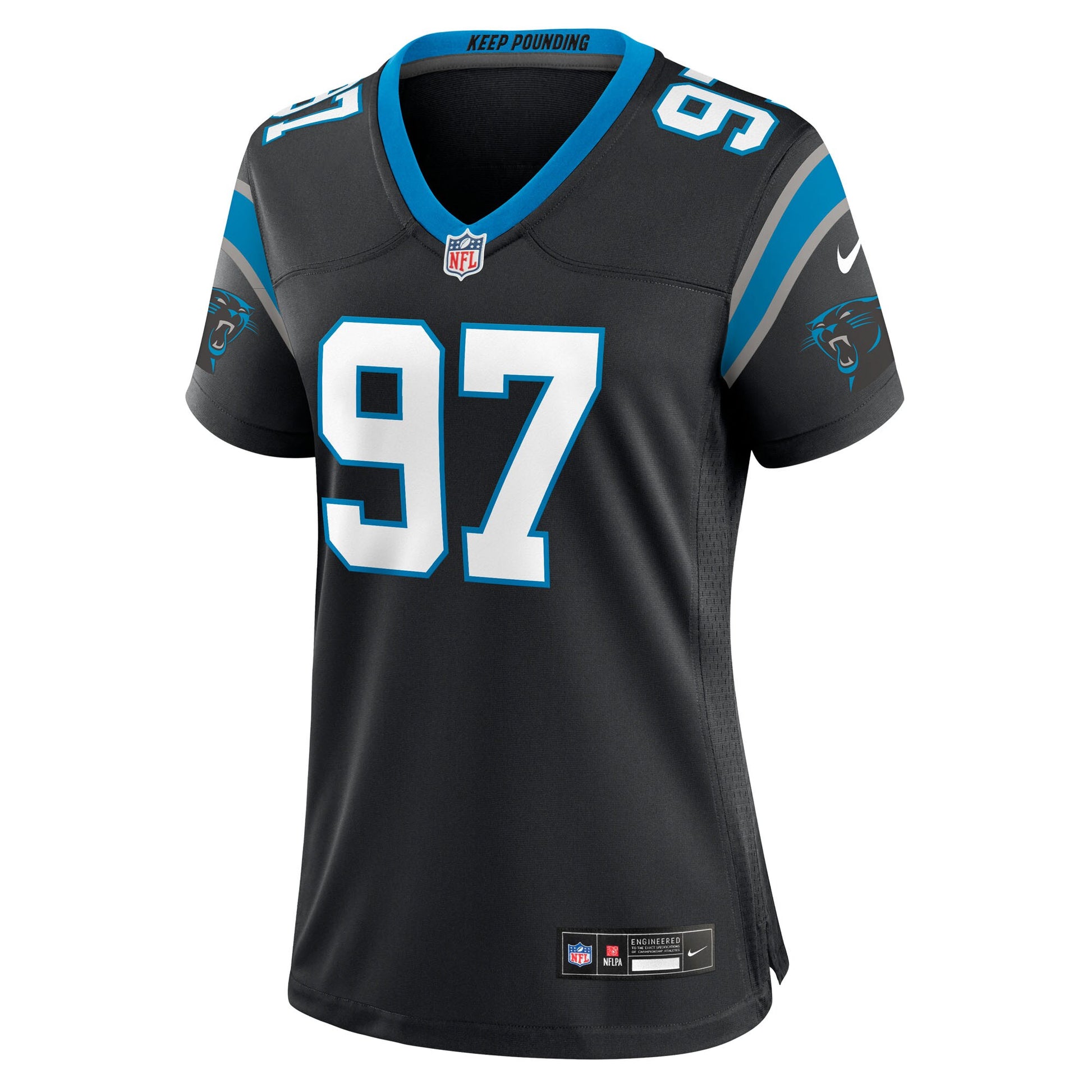 Bobby Brown III Carolina Panthers Nike Women's Team Game Jersey -  Black