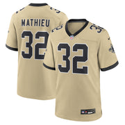 Tyrann Mathieu New Orleans Saints Nike Gameday Golds Alternate Game Player Jersey - Gold