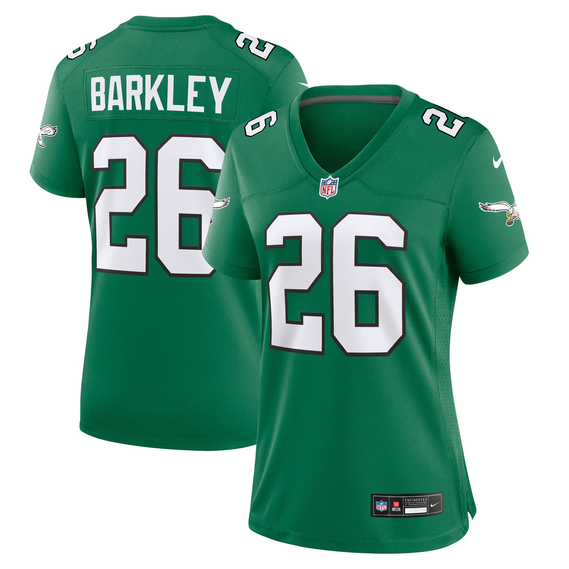 Saquon Barkley Philadelphia Eagles Nike Women's Alternate Game Jersey -  Kelly Green