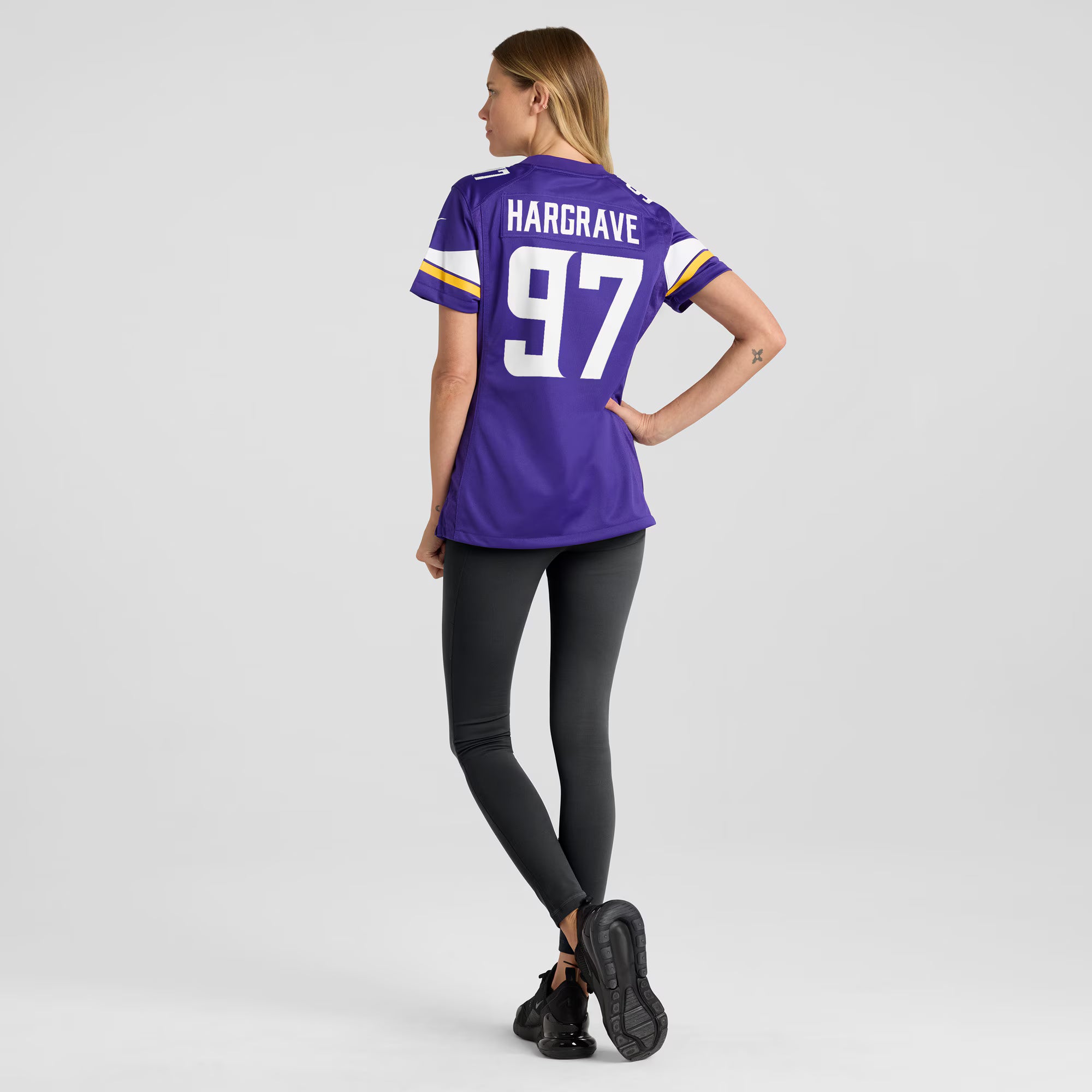 Javon Hargrave Minnesota Vikings Nike Women's Team Game Jersey -  Purple