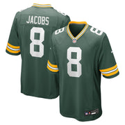 Josh Jacobs Green Bay Packers Nike Team Game Jersey -  Green