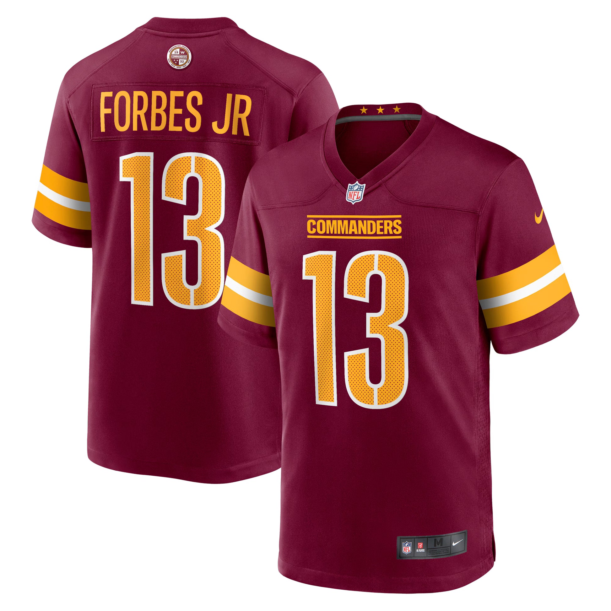 Emmanuel Forbes Jr. Washington Commanders Nike  Game Jersey - Burgundy