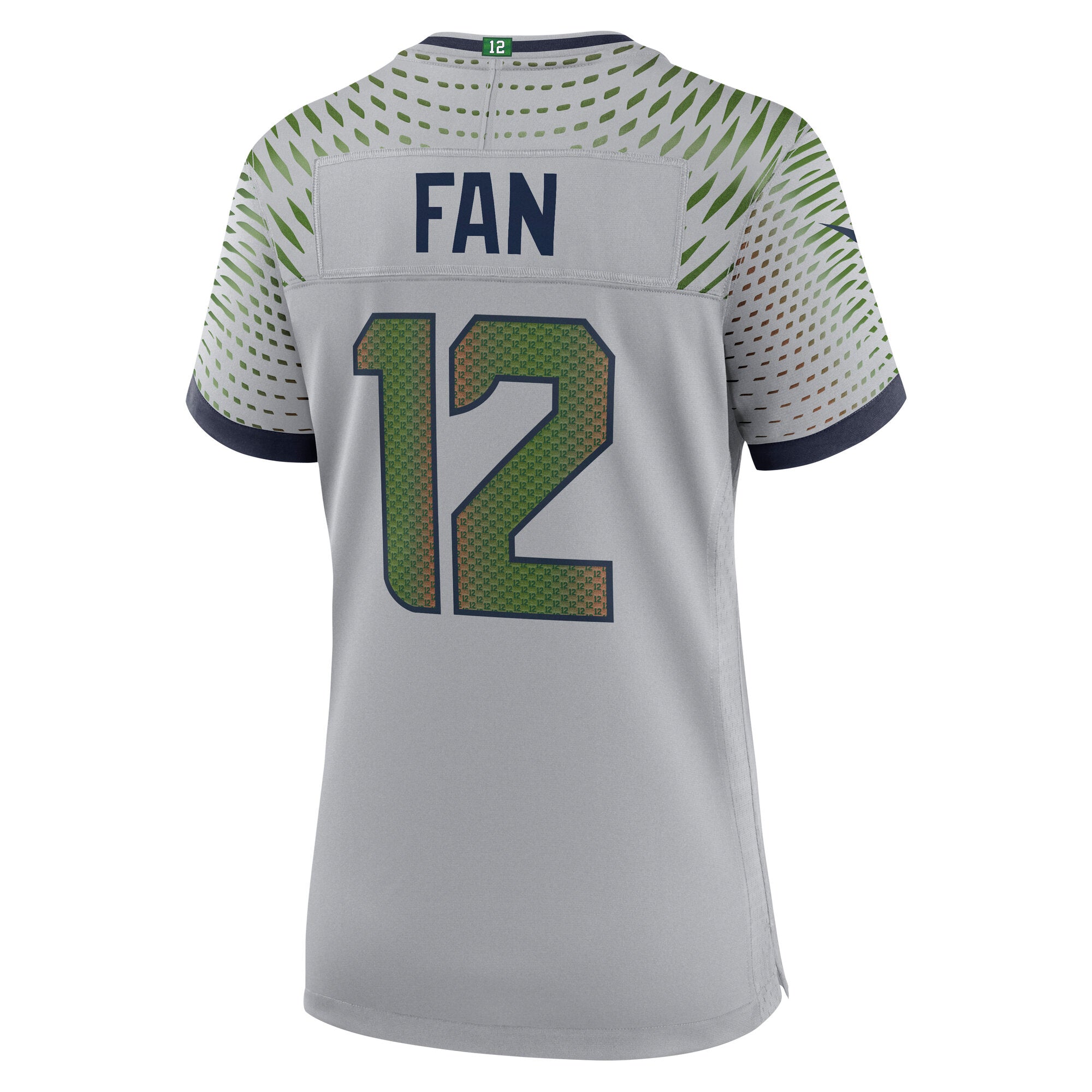 12s Seattle Seahawks Nike Women's 2025 Rivalries Collection Game Jersey - Wolf Gray