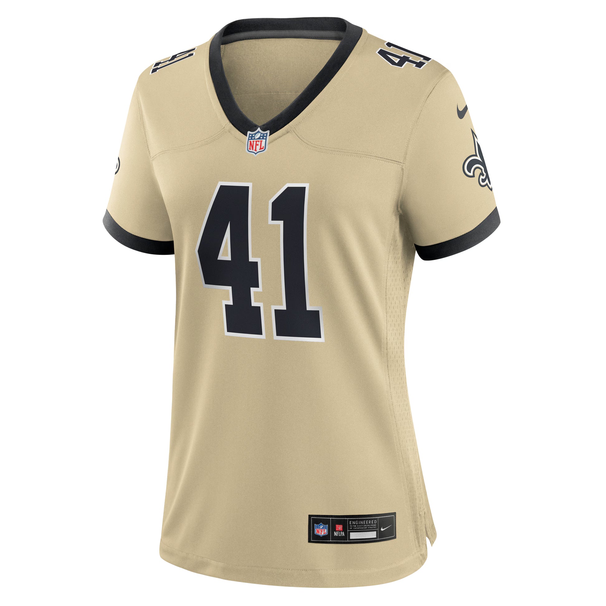 Alvin Kamara New Orleans Saints Nike Women's Gameday Golds Alternate Game Player Jersey - Gold